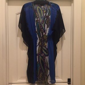 Sheer casual dress - (A-24)